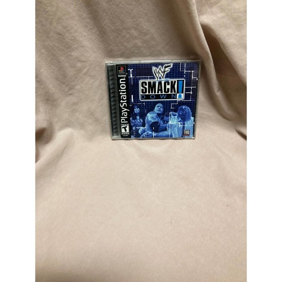 Sony Other - Wwf Smack Down (Sony PlayStation 1, 2000)CIB - Black Label!